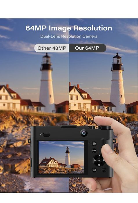 Camera foto digitala Vahoiald 4k ultra HD
