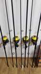 SET 4 Lansete Crap FL VIPER 3.90m 3.5 LBS +4 Mulinete AQUAISITE 10000