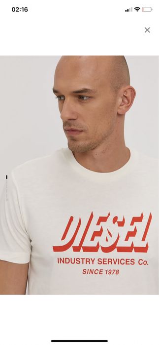 Tricou Diesel original 100% nou cu eticheta cu ambalaj marimea XL