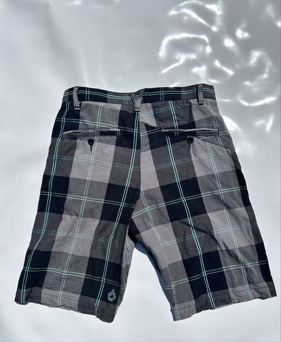 Pantaloni scurti Volcom carouri bumbac organic marime 32