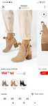 Botine dama 38 piele întoarsă