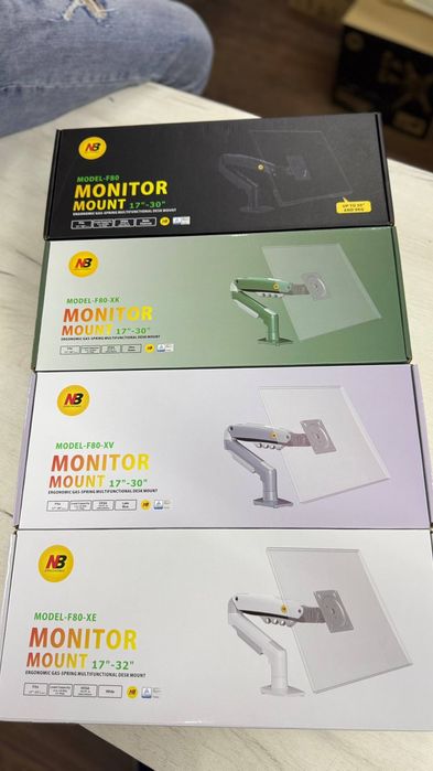 Скидка!!Кронштейн для монитора настольный 17-30 ,NB / F 80не подделка,