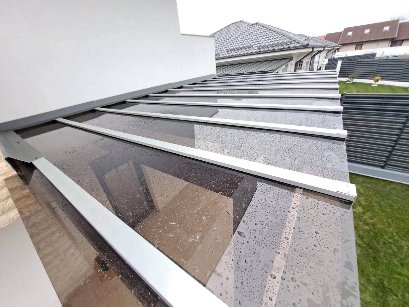 Terasa ,foisor ,pergola. Policarbonat solid . Transparent .