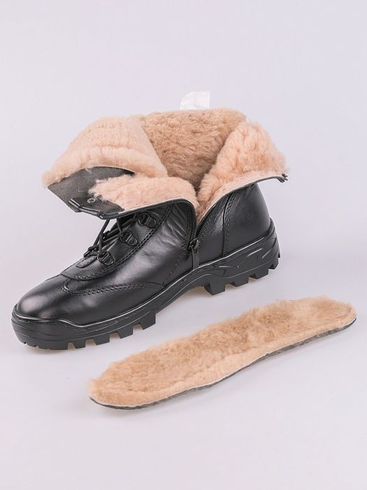 Берцы ДОФ зимние с замком натуральный мех