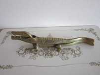 cadou rar Walter Bosse 1950 Viena bronz-masiv Crocodil Mid-Century