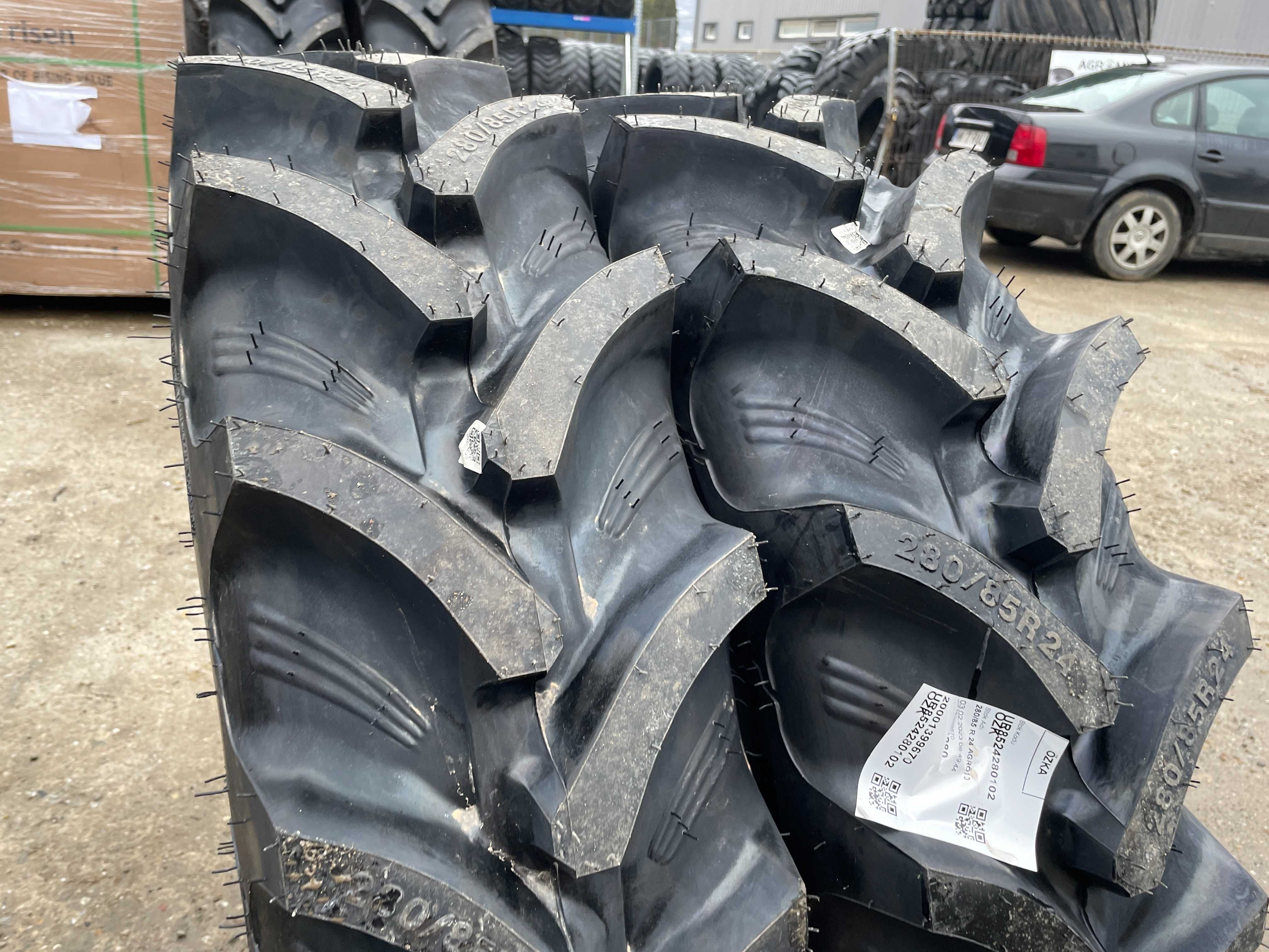 280/85R24 marca OZKA anvelope radiale noi pentru tractor fata