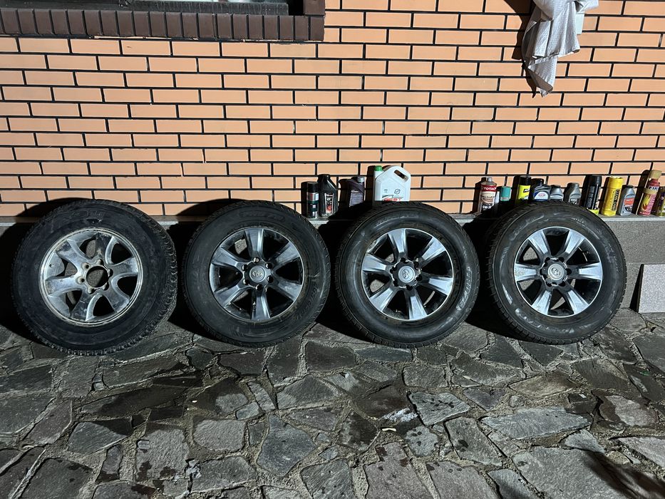 Диски прадо лексус gx470 3шт зимние шины новые R17
