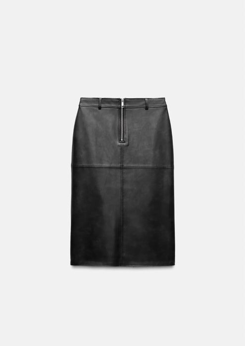 Новая юбка из кожи, Zara