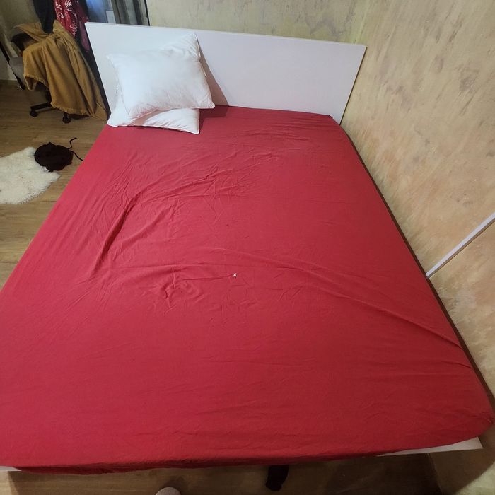 Pat ikea +somiera și saltea dubla