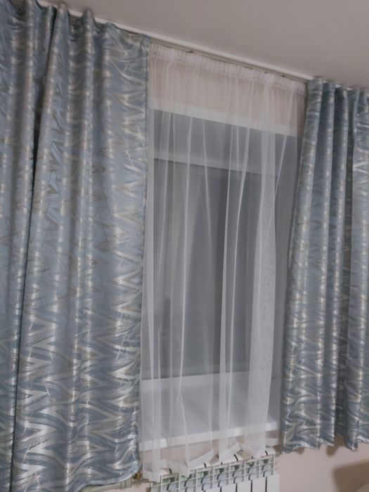 Тюль и шторы  до подоконника