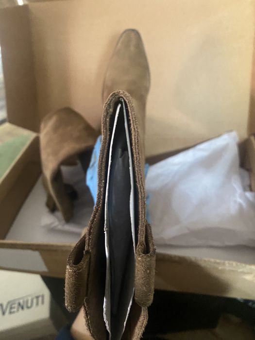 Cizmulițe pt Damă din Piele Întoarsă Mango