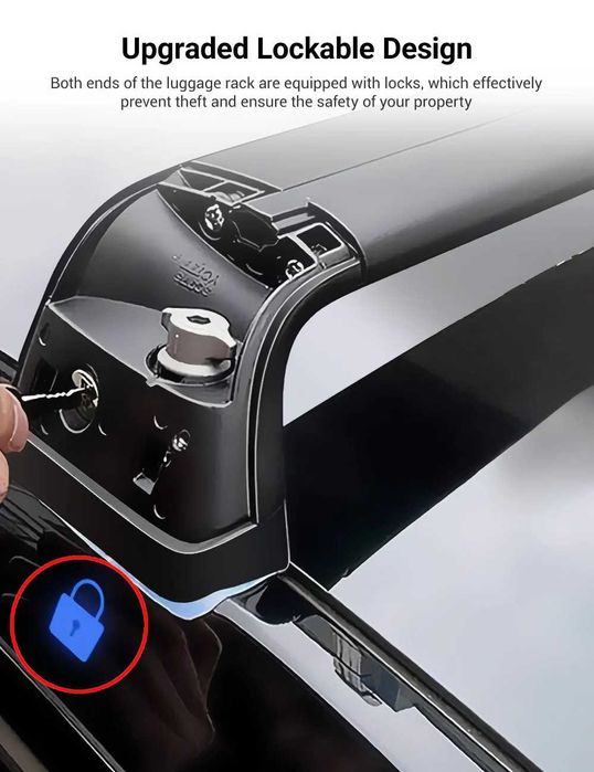 Багажник за покрив Tesla Model Y (алуминиев roof rack)