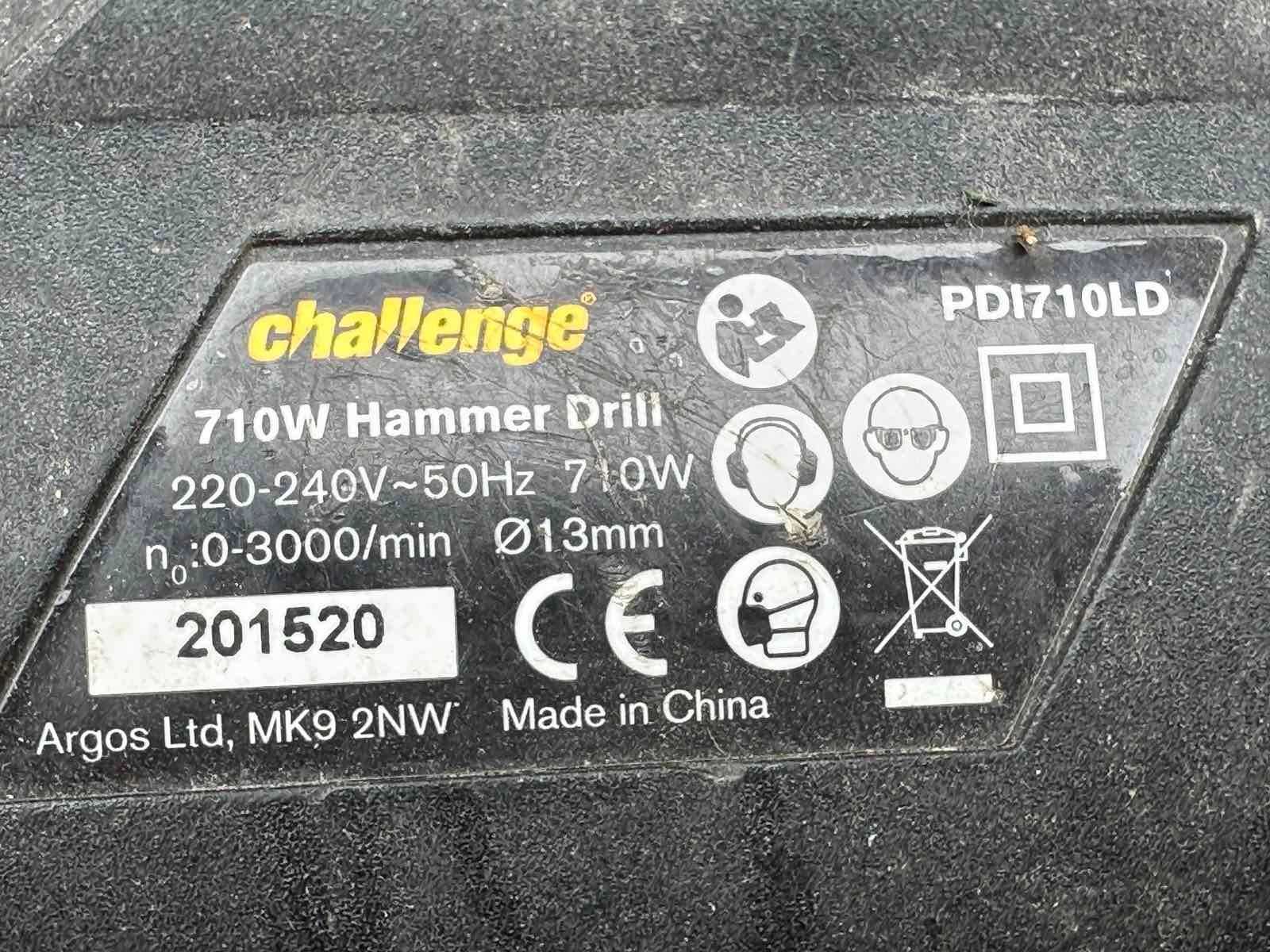 Дрелка Hammer Drill Challenge pdi710ld 710W
