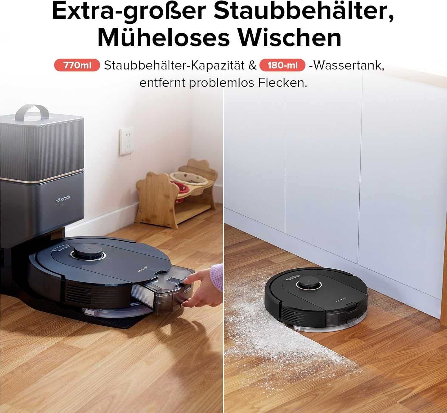 Прахосмукачка робот Roborock Q5 Pro +,5500Pa смукателна мощност, 2,5 L