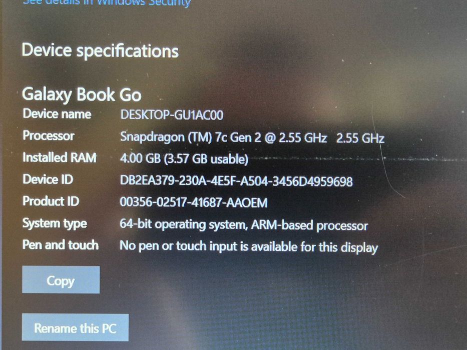 Samsung Galaxy Book Go LTE - KLI Amanet