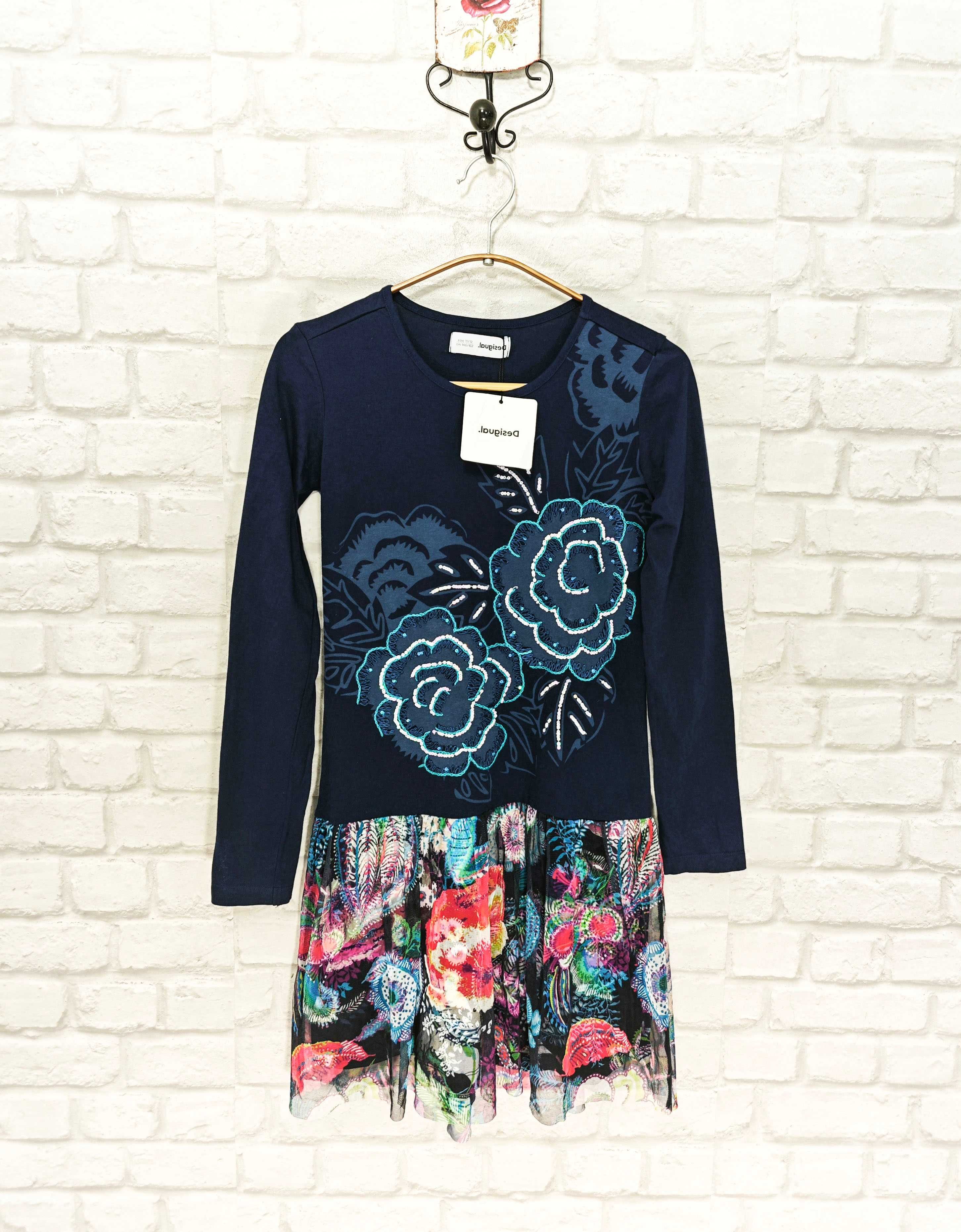 Desigual детска рокля Размер 11 - 12 г  /  146 / 152 см  НОВА