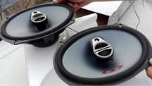 Kenwood усилитель + Alpine динамики Калонки