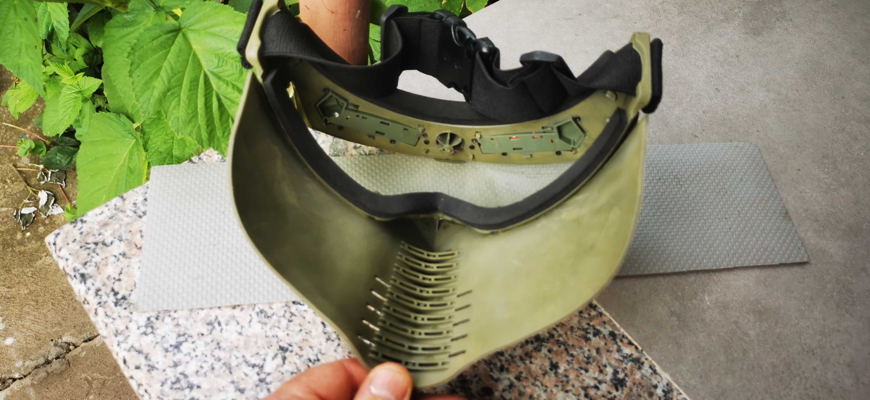 Masca de protectie airsoft ABS cu ventilatie
