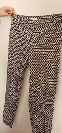 Pantaloni dama H&M alb-negru, marimea XS (34)