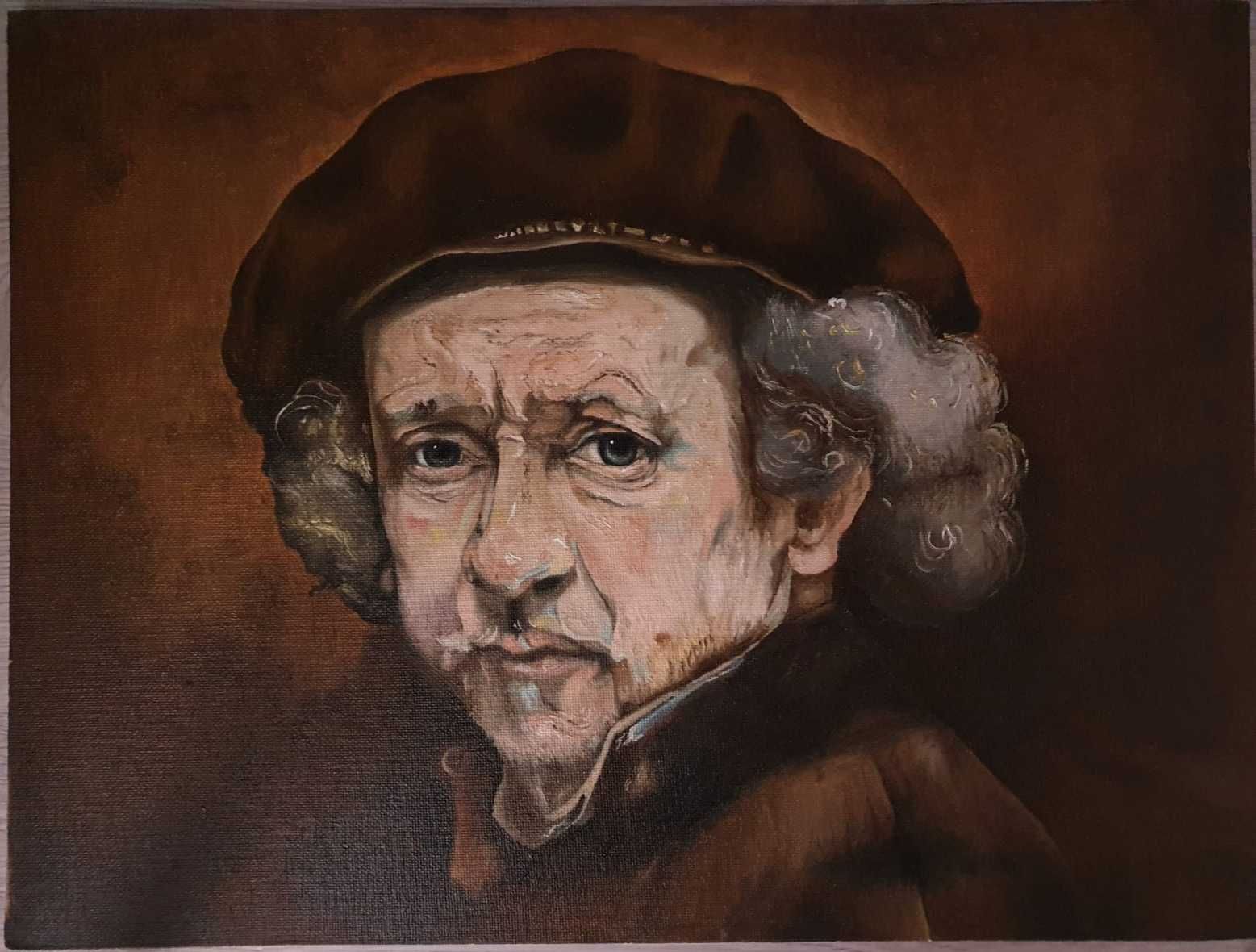 Reproducere portret Rembrandt