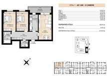 Rond Omv Pipera - Miluna Residence - Apartament 3 Camere