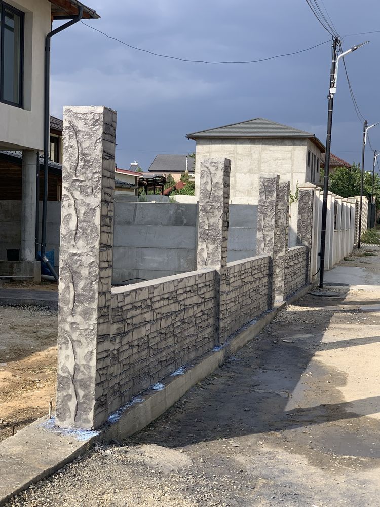 Beton Amprentat , Vertical si Elicopterizat