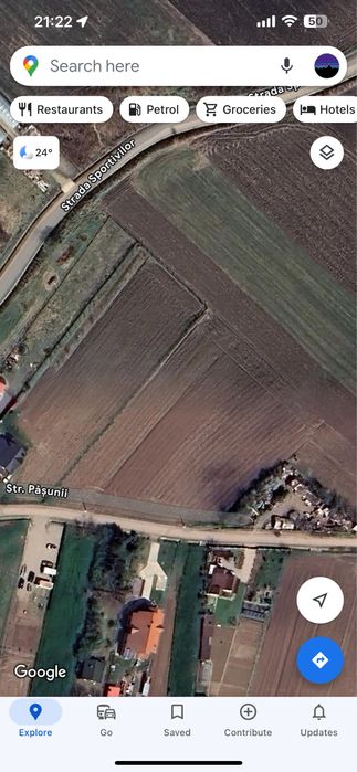 Teren intravilan 4183mp Santana de Mures Str. Pasunii