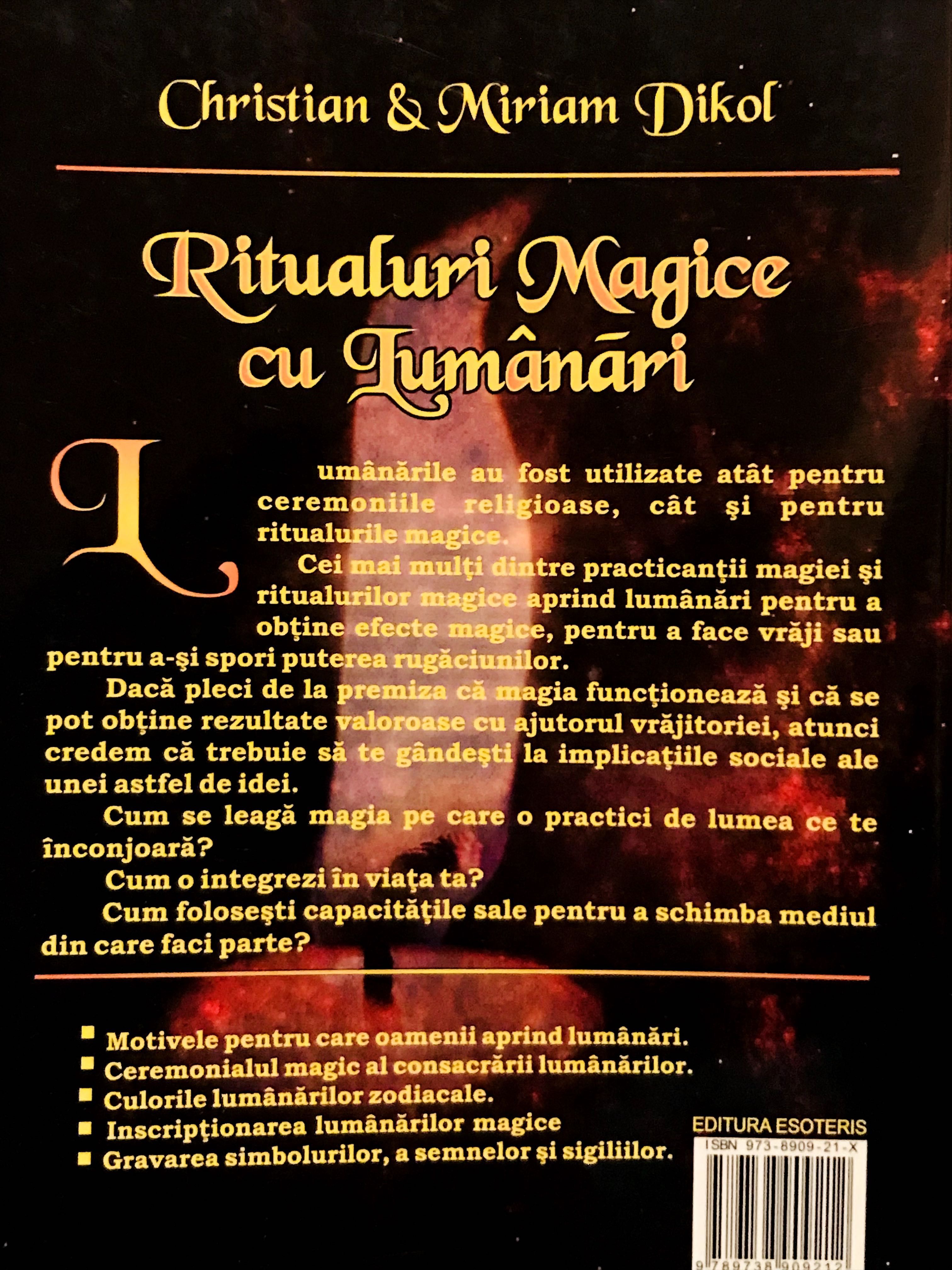 Colectie MAGIE Magia Neagra, Cartea Ucenicului Vrajitor, Misticism.