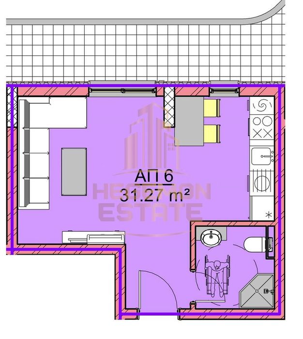 Продава се Едностаен апартамент в Варна, Виница - 36 кв.м за 1362 €/кв.м - Снимка #1