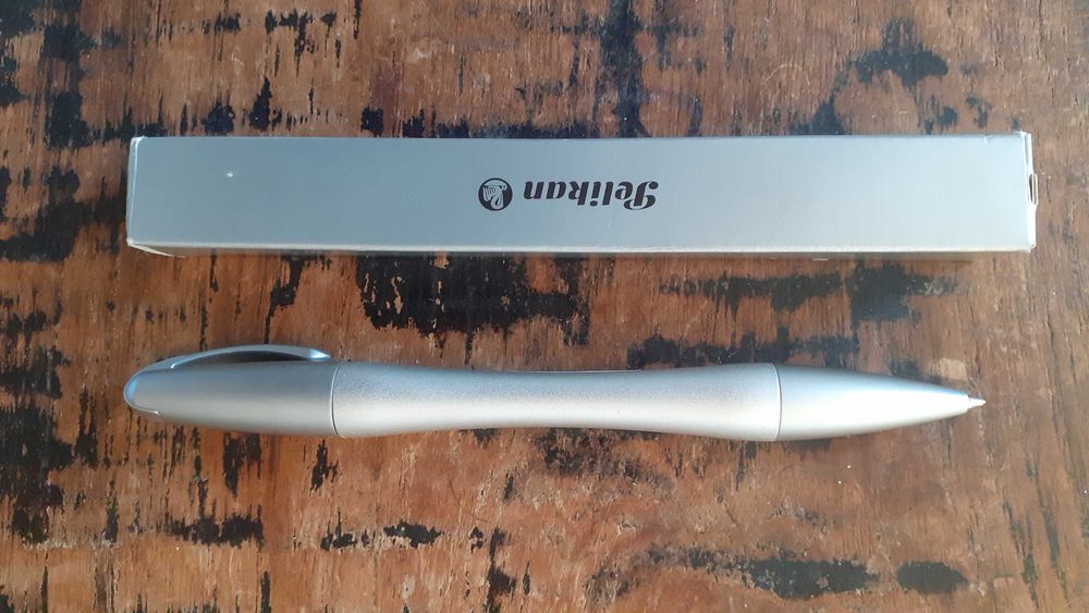 химикалка Пеликан Pelikan - модел К 73, метална, антикварна рядкост