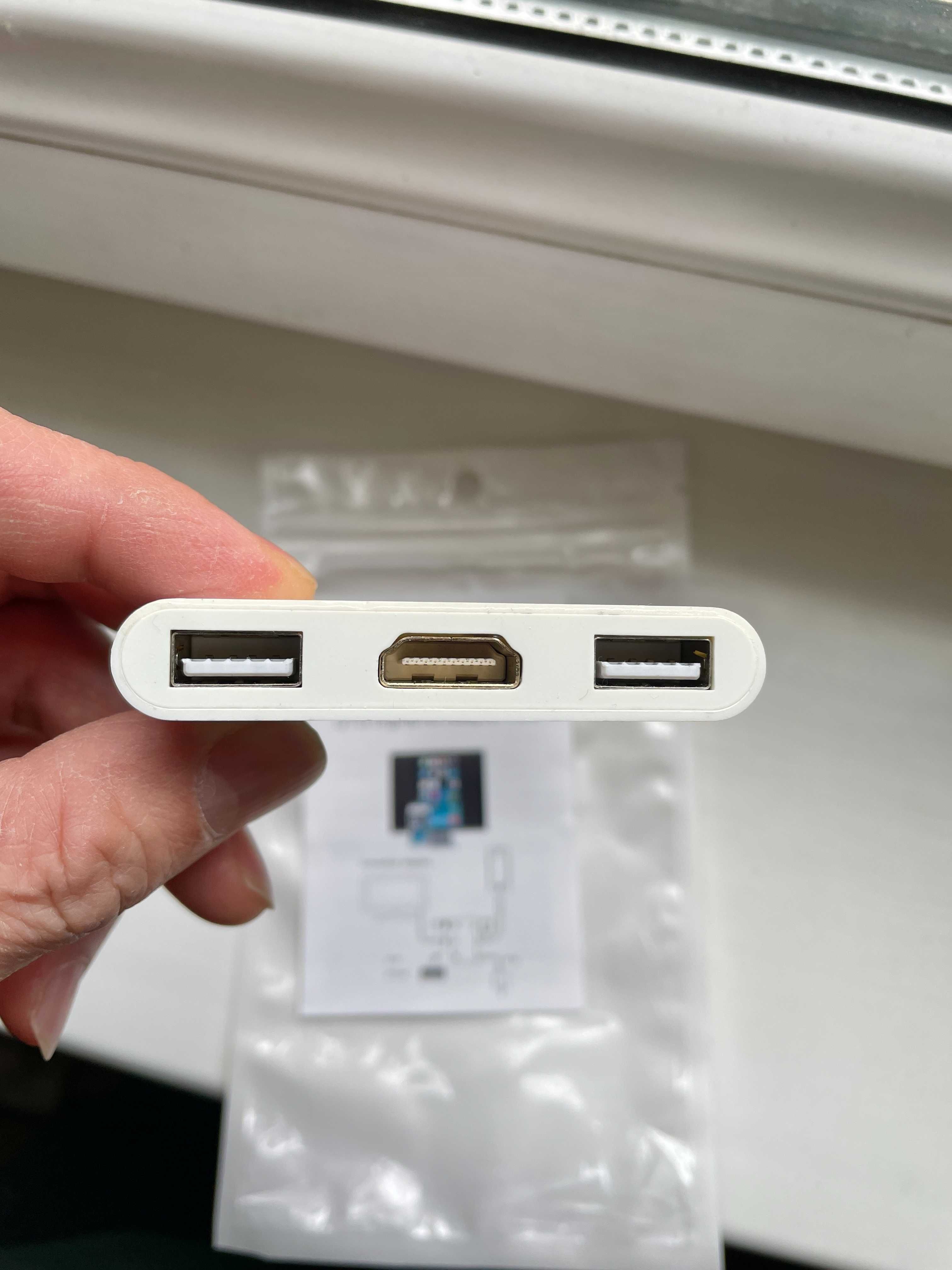 6в1 Хаб адаптер для iphone ipad