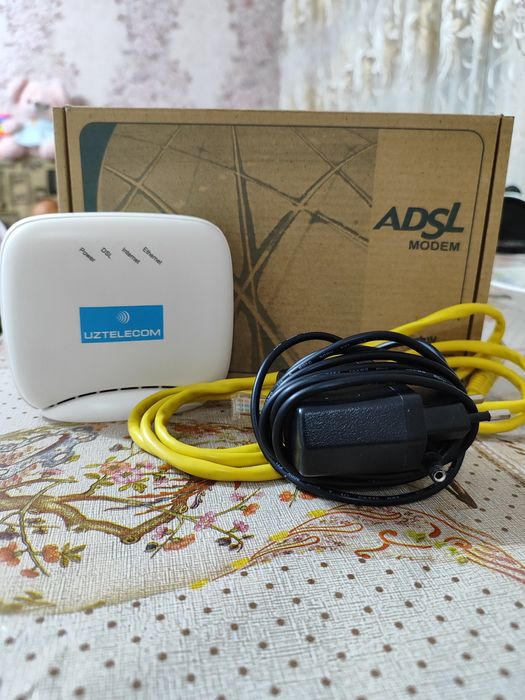 Роутер ADSL все в комплекте