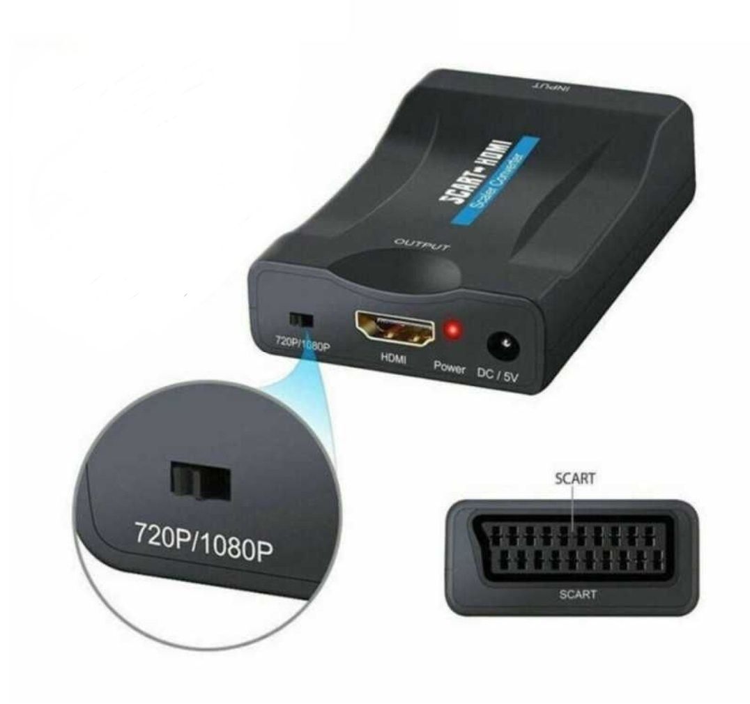Adaptor Cablu Convertor HDMI SCART Adaptor Cablu Convertor SCART HDMI