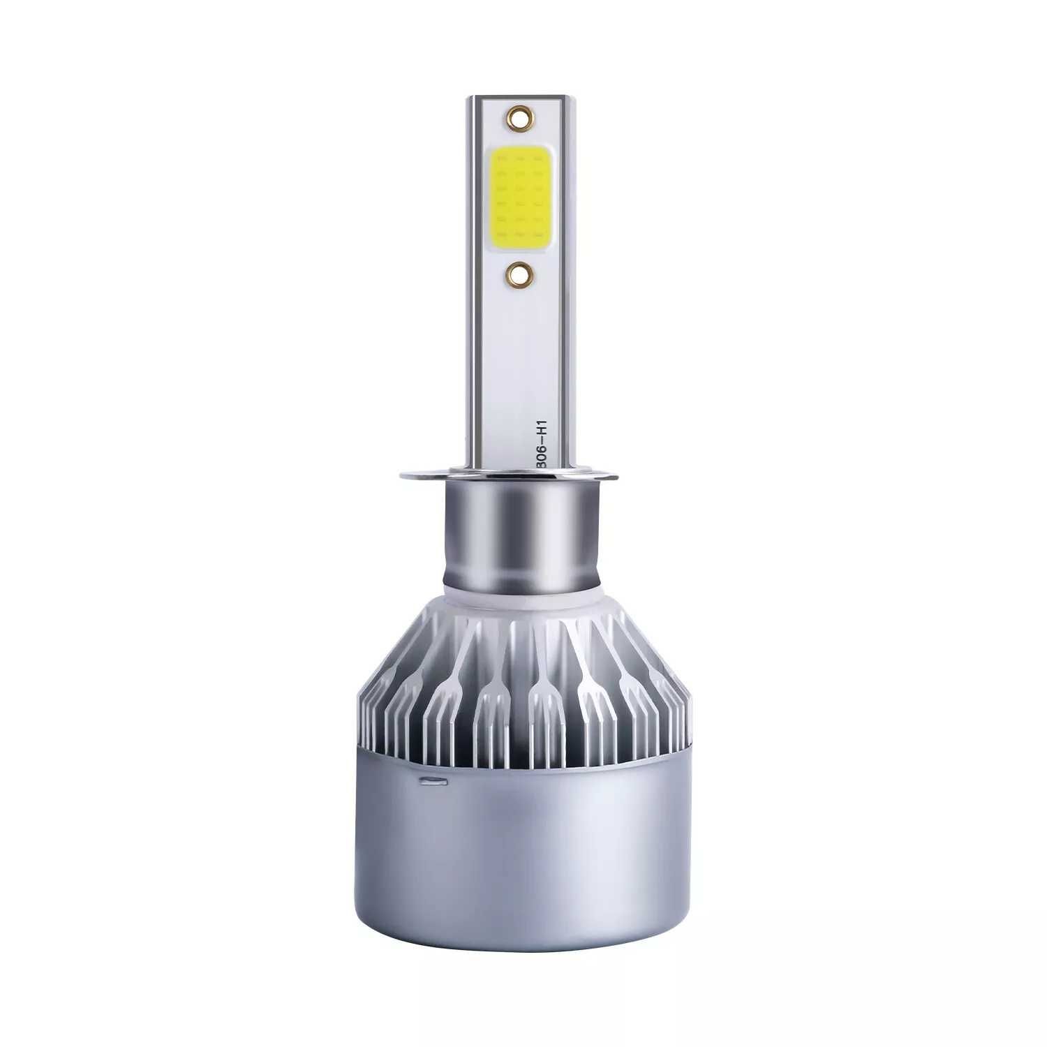 Гаранция! Висококачествени LED Крушки за Фарове 72W за H1, H4 и H7