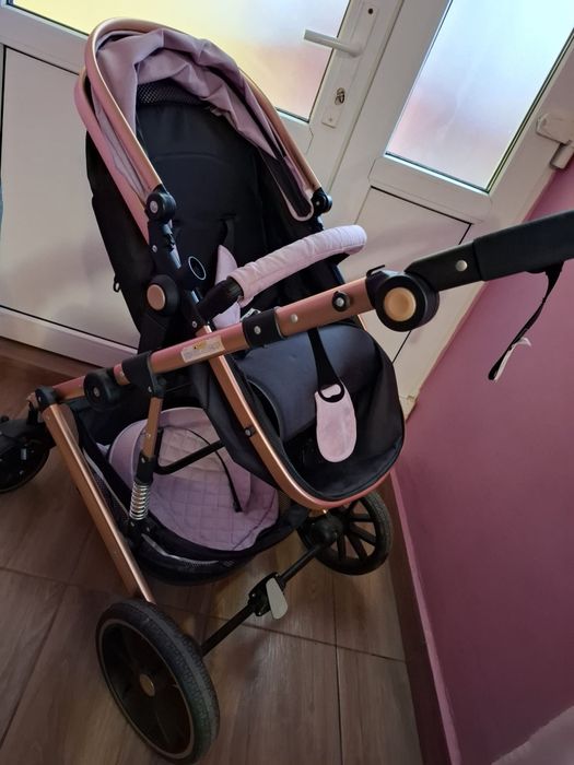 Cărucior  copii pliabil 2 in 1 + scoica