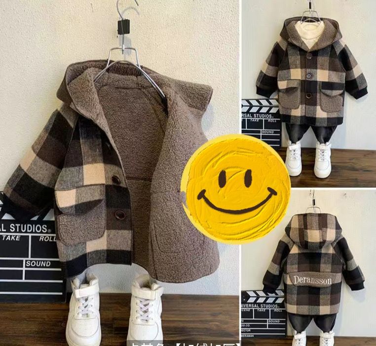 Детское пальтишко, коричневый