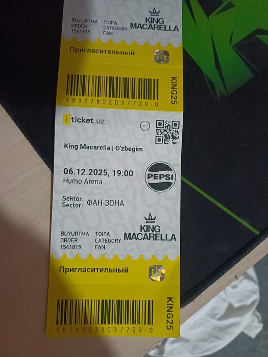 Билеты на концерт iing Macarella