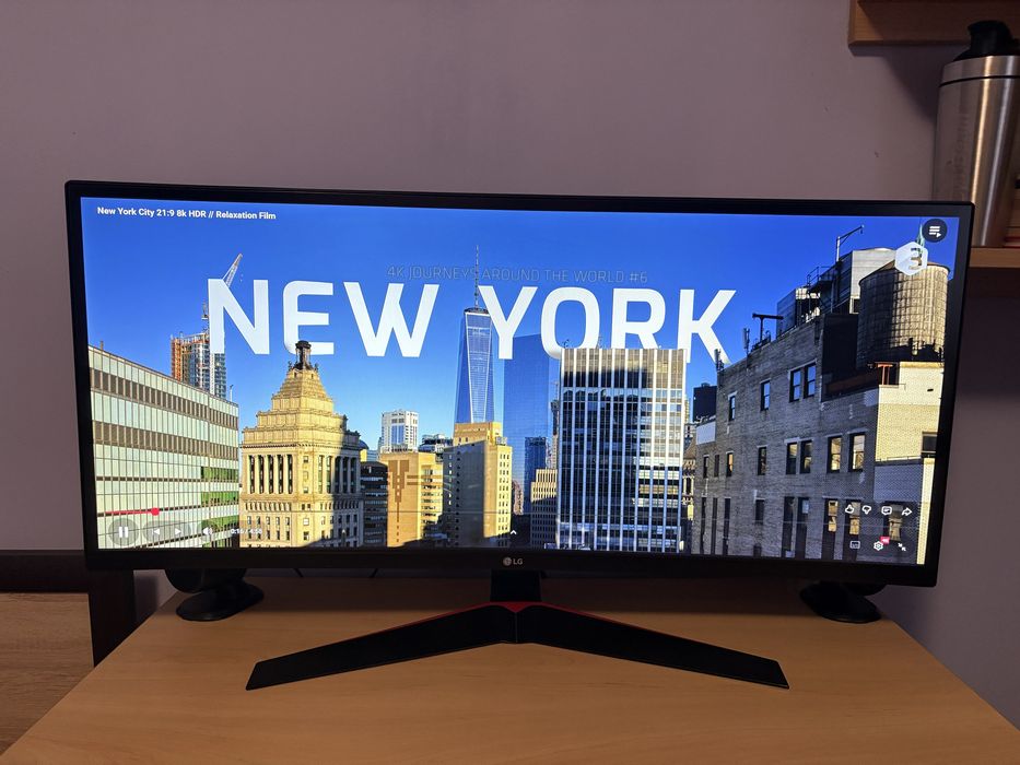 Геймърски Монитор LG 34” извит