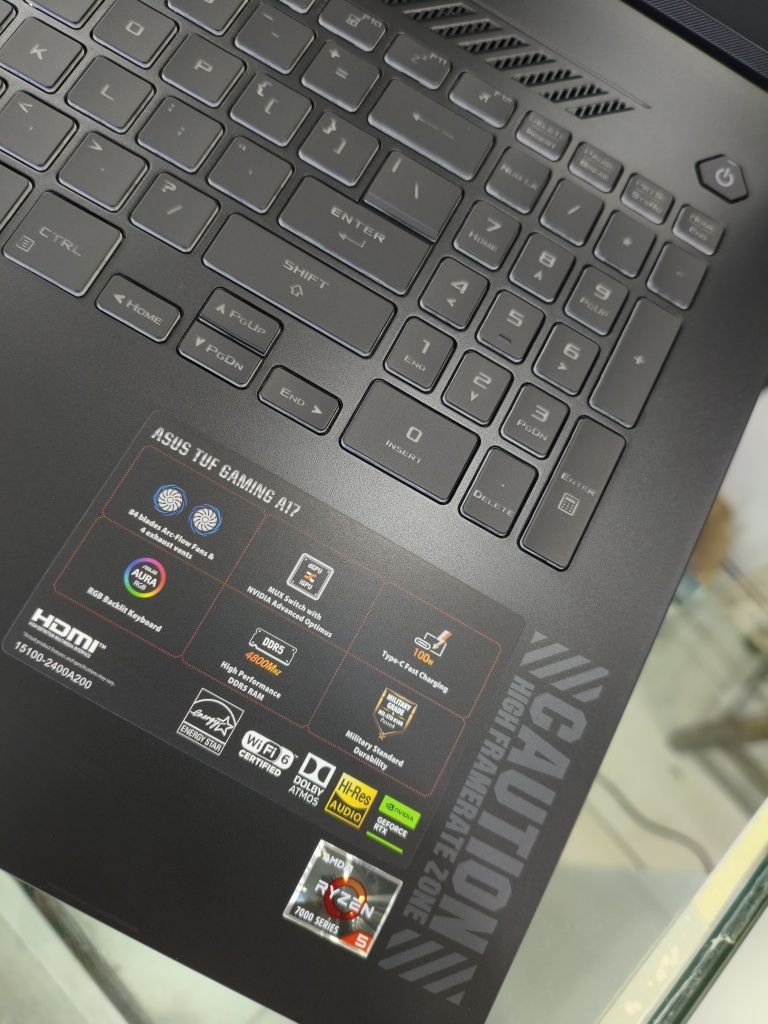 Asus Tuf Gaming | 16/512 RTX 4050 6GB | 1 Yil servis kafolatga ega NEW