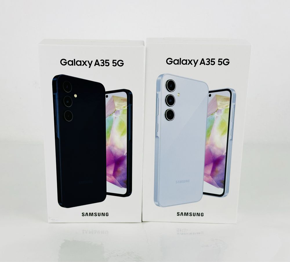 НОВ! Samsung Galaxy A35 5G 128GB 6RAM Navi / Ice Blue / Lilac