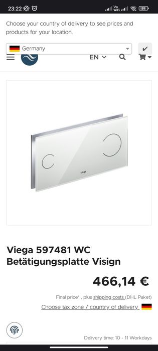 Rezervor incastrat-înălțime variabila Viega