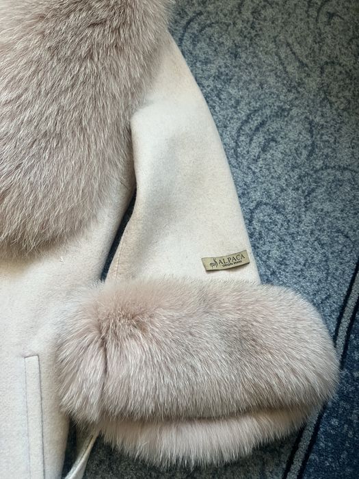 Палто алпака, дамско палто, яке с естествен косъм