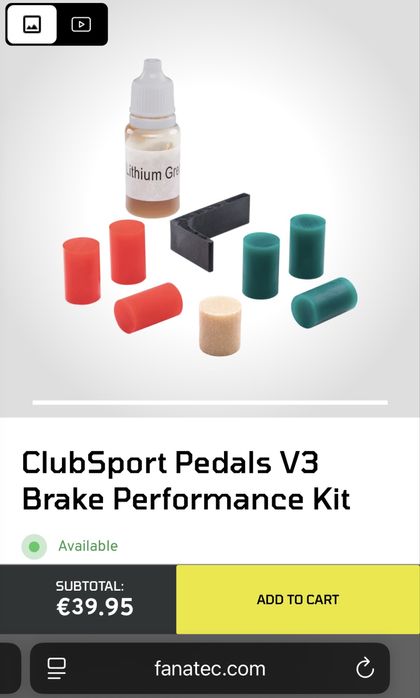 Fanatec CS Brake Performance Kit