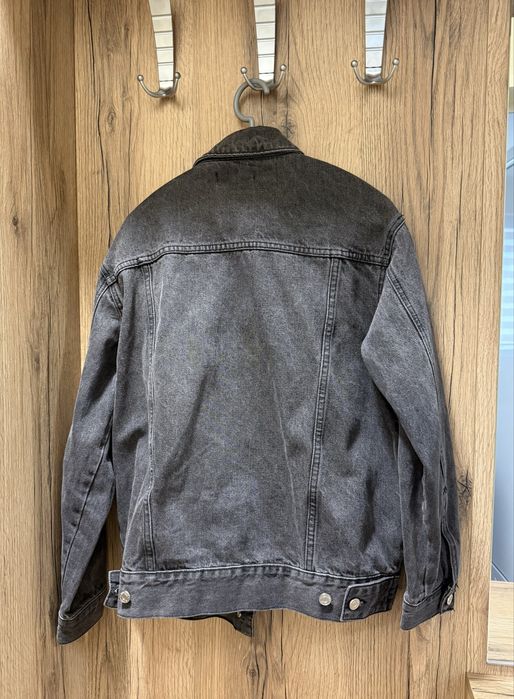 Черно дънково яке Missguided