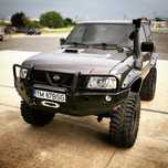 Bara fata cu bullbar Nissan Patrol Y61