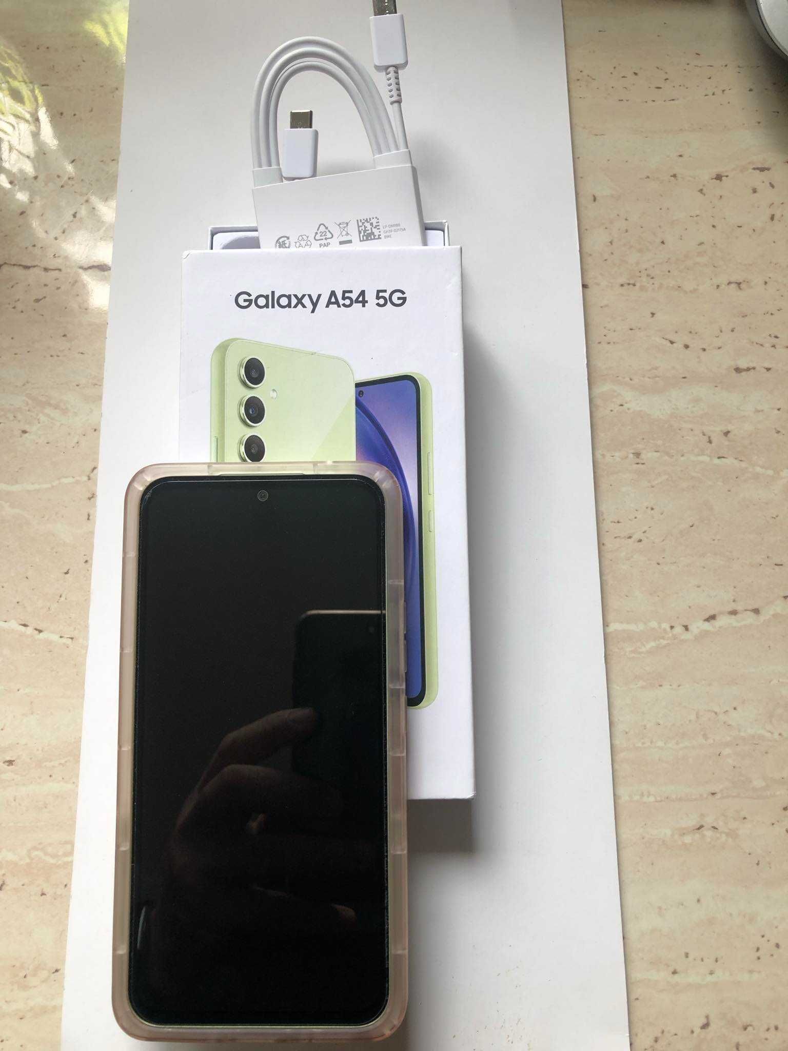 Telefon Samsung Galaxy A54, Dual SIM, 8GB RAM, 128GB, 5G, Awesome Lime