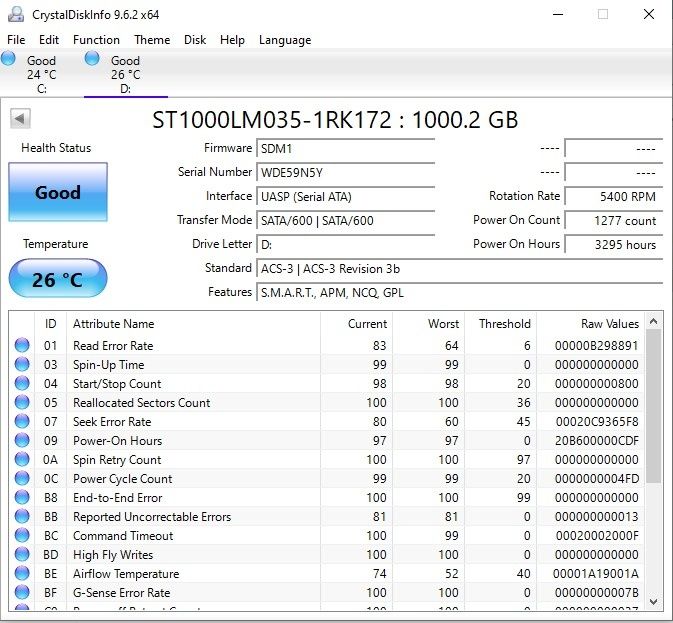 Hard disk extern 2.5'' 1TB USB 3.0