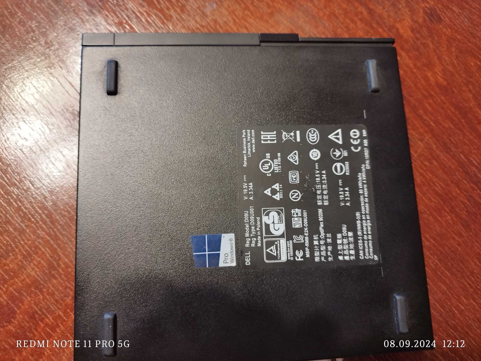 Продавам Dell OptiPlex 9020 Micro,Core i5-4590T, 8GB, SSD, Wi-Fi