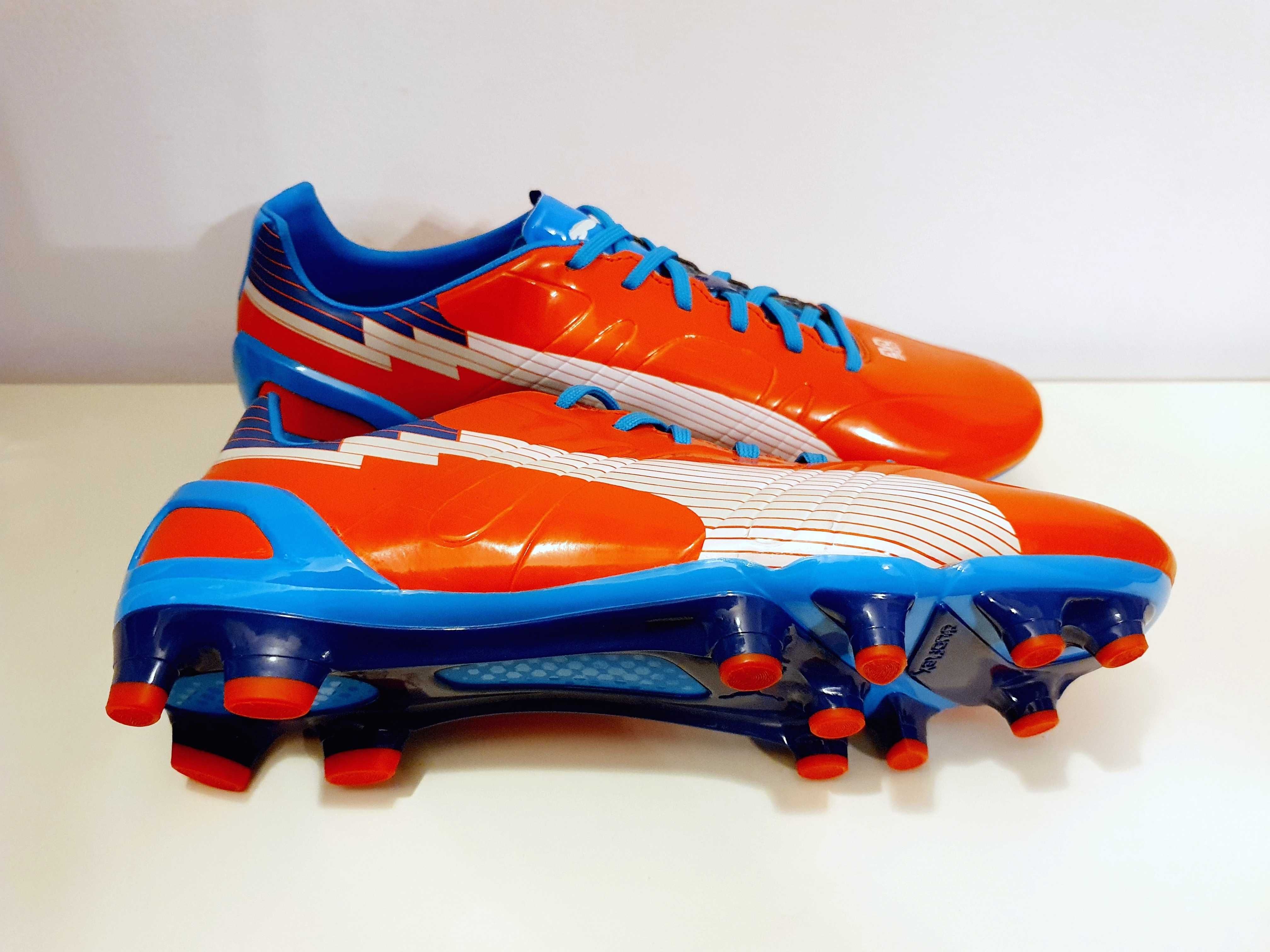 Ghete de fotbal Puma Evospeed 3 FG Orange, 42.5 EU NOI