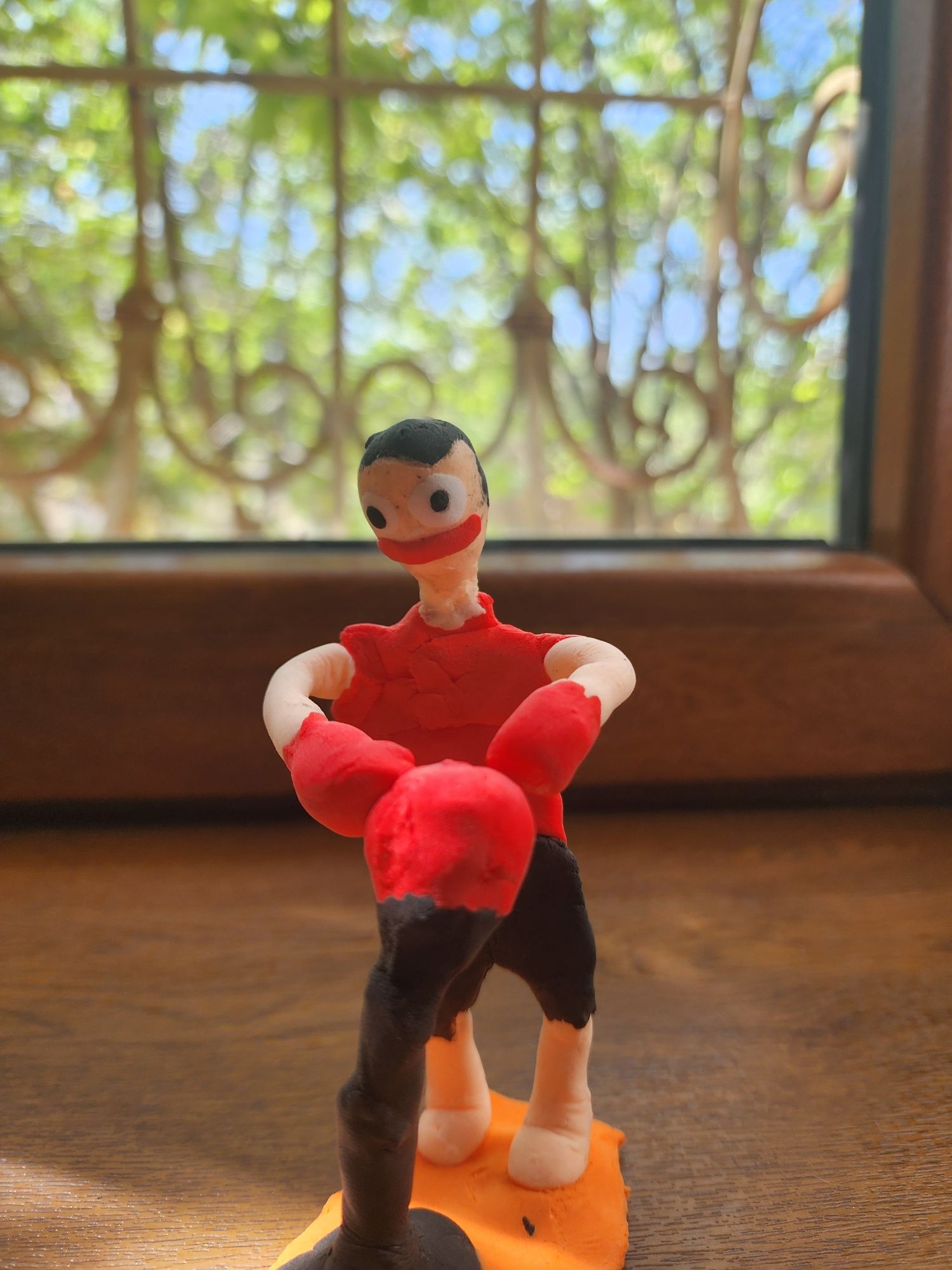 toy, handmade, boxer